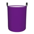 thumbnail image 1 of Daiia purple Laundry Hamper With Handles Large Storage Basket/Toy Organizer/Dirty Clothes Collapsible Waterproof For College Dorms, Bedroom,Bathroom, 1 of 8