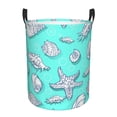 thumbnail image 1 of Daiia seashell And Starfish Laundry Hamper With Handles Large Storage Basket/Toy Organizer/Dirty Clothes Collapsible Waterproof For College Dorms, Bedroom,Bathroom, 1 of 8
