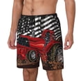 thumbnail image 1 of Daiia tractor Pattern Mens Swim Trunks Swim Shorts Quick Dry Swim Shorts with Mesh Lining Pockets-3X-Large, 1 of 6