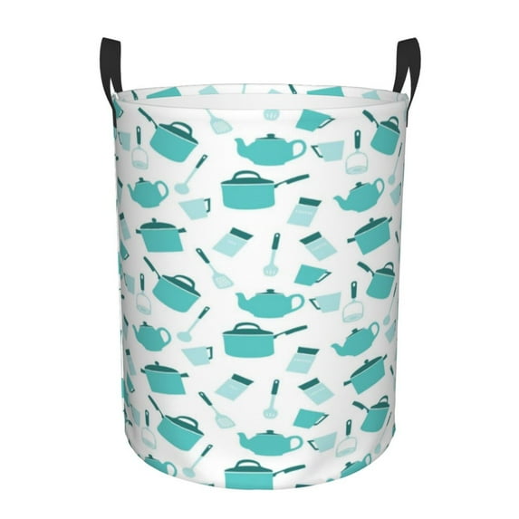 Daiia utensiles Laundry Hamper With Handles Large Storage Basket/Toy Organizer/Dirty Clothes Collapsible Waterproof For College Dorms, Bedroom,Bathroom