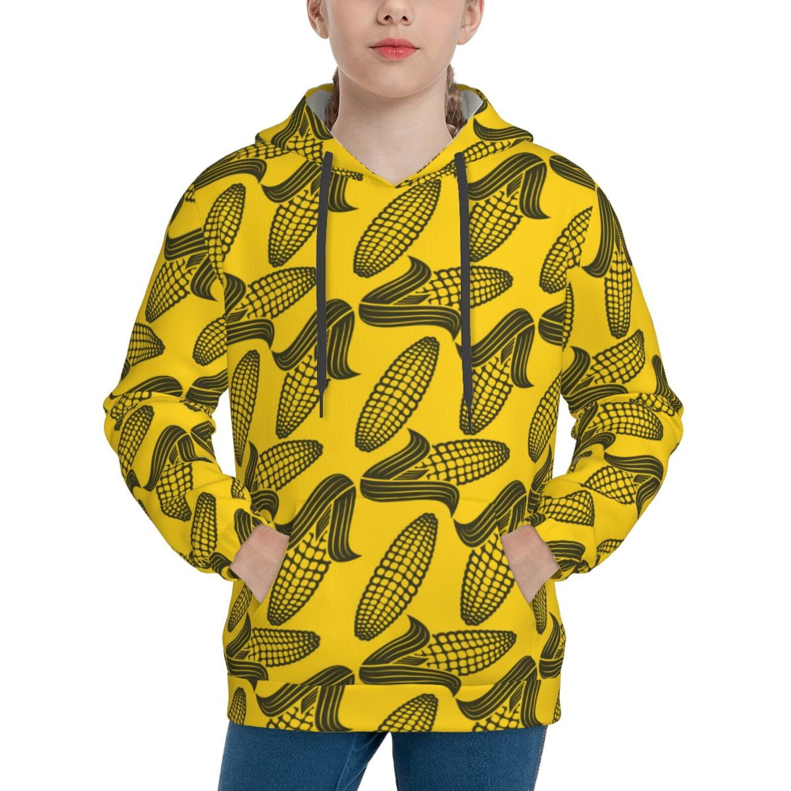 Boys Yellow Cotton Solid Sweatshirt