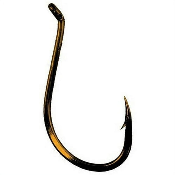 Daiichi Black Nickel Walleye Octopus Hooks, Size 8, 12 ct.