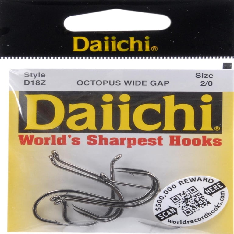 daiichi fishing hooks company Daiichi D18Z-2/0 Wide Octopus Hook