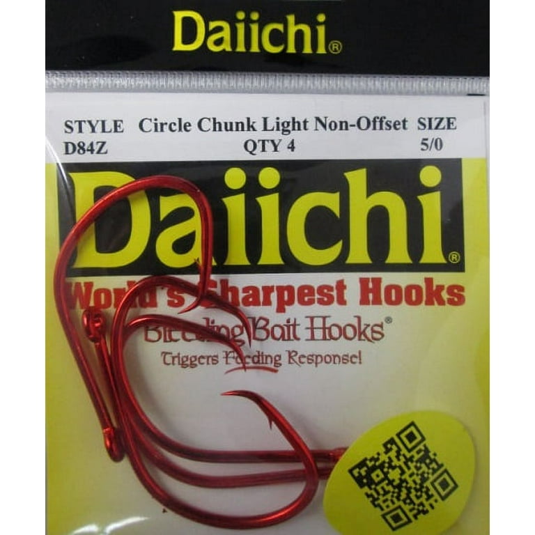 Daiichi D84Z-5/0 Circle Chunk Light Multi-Colored