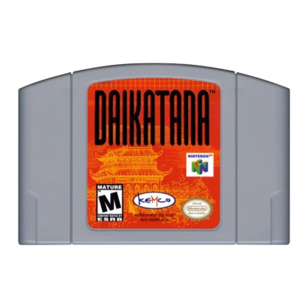 【箱・説明書付き！】大刀 －DAIKATANA－ニンテンドー64レアソフト 箱・説明書付き！】大刀 －DAIKATANA－ニンテンドー64レアソフト