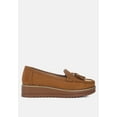 thumbnail image 1 of Daiki Platform Lug Sole Tassel Loafers, 1 of 10