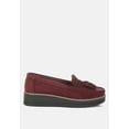 thumbnail image 1 of Daiki Platform Lug Sole Tassel Loafers, 1 of 11