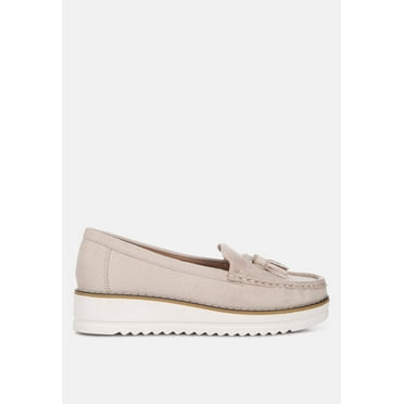 Daiki Platform Lug Sole Tassel Loafers