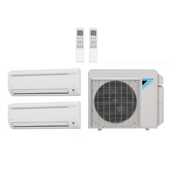 Daikin 34,200 Btu 20 SEER2 2-Zone R-32 Ductless Mini Split Heat Pump 4MXM36AVJU9