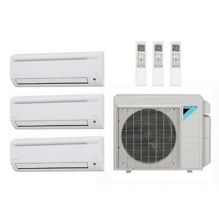 Daikin 24,000 Btu 17.9 SEER2 R-32 3-Zone Mini Split System - 7K-9K-12K