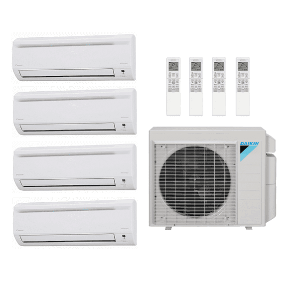 Daikin 34,200 Btu 20 SEER2 4-Zone R-32 Ductless Mini Split Heat Pump 4MXM36AVJU9