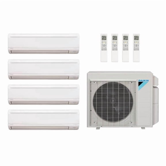Daikin 46,000 Btu 20 SEER2 4-Zone R-32 Ductless Mini Split Heat Pump 5MXM48AVJU9