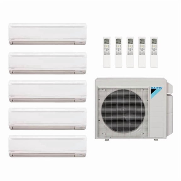 Daikin 46,000 Btu 20 SEER2 5-Zone R-32 Ductless Mini Split Heat Pump 5MXM48AVJU9