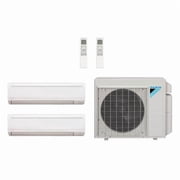 Daikin 48,000 Btu 20 SEER2 2-Zone Ductless Mini Split Heat Pump System - 7K-12K