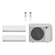 Daikin 48,000 Btu 20 SEER2 2-Zone Ductless Mini Split Heat Pump System - 7K-24K