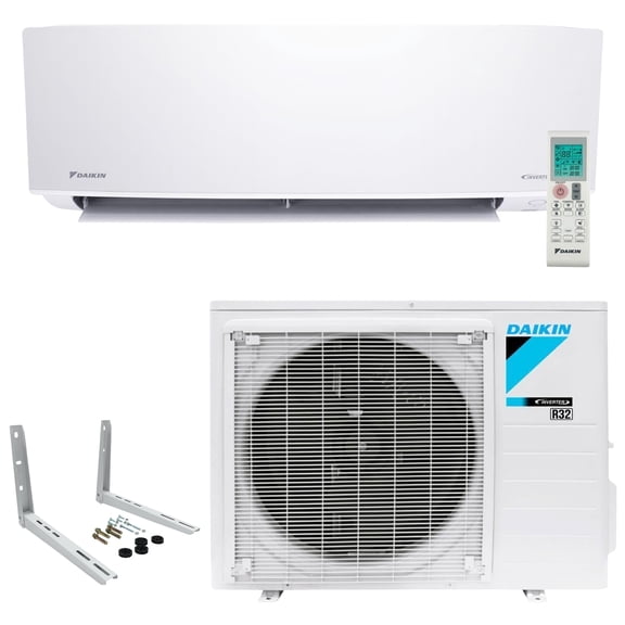 Daikin 9000 BTU 18 SEER2 R32 Entra Series Ductless Air Conditioner Heat Pump with Bracket