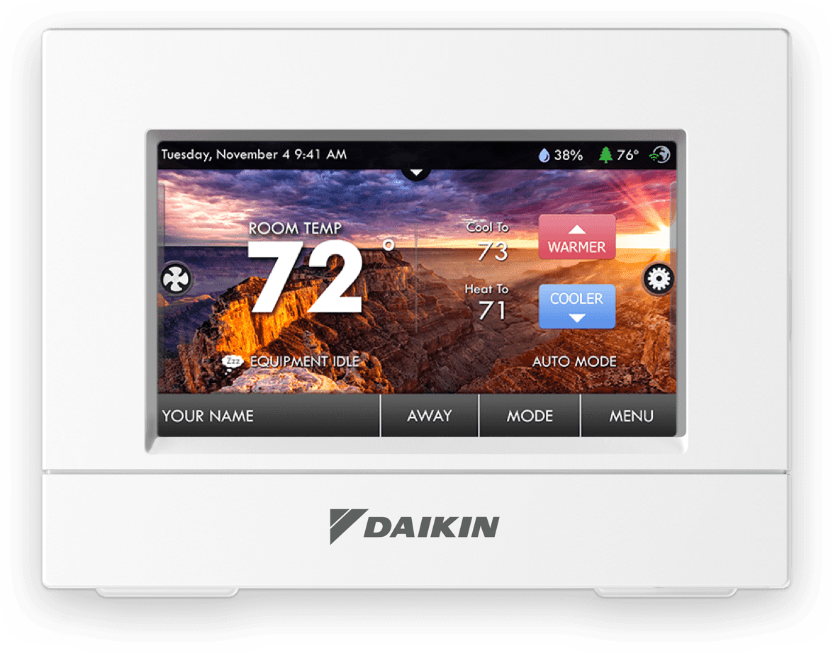 Daikin DT4272C Comm Touch Digital Stat w/ WiFi 4h/2c - Walmart.com