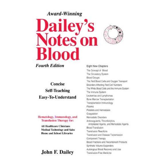 Pre-Owned Dailey's Notes on Blood (Paperback) 0963181963 9780963181961