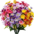 thumbnail image 1 of Dailihome Artificial Daisy Flowers Orange UV Resistant Faux Silk Wildflowers for Indoor Outdoor Garden Patio Window Box 1PC, 1 of 8