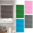 thumbnail image 1 of Dailihome Green Pleated Blinds for Windows, 70.87x23.62 in Self Adhesive Non-Woven Fabric Shade, No Drill Temporary Blackout Curtains for Bedroom and Rental, 1pc, 1 of 10