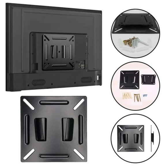 Dailihome TV Wall Mount Bracket for 14-24 Inch Flat Screen Monitor Low Profile RV VESA Mount for Camper Boat Trailer Home 1PK