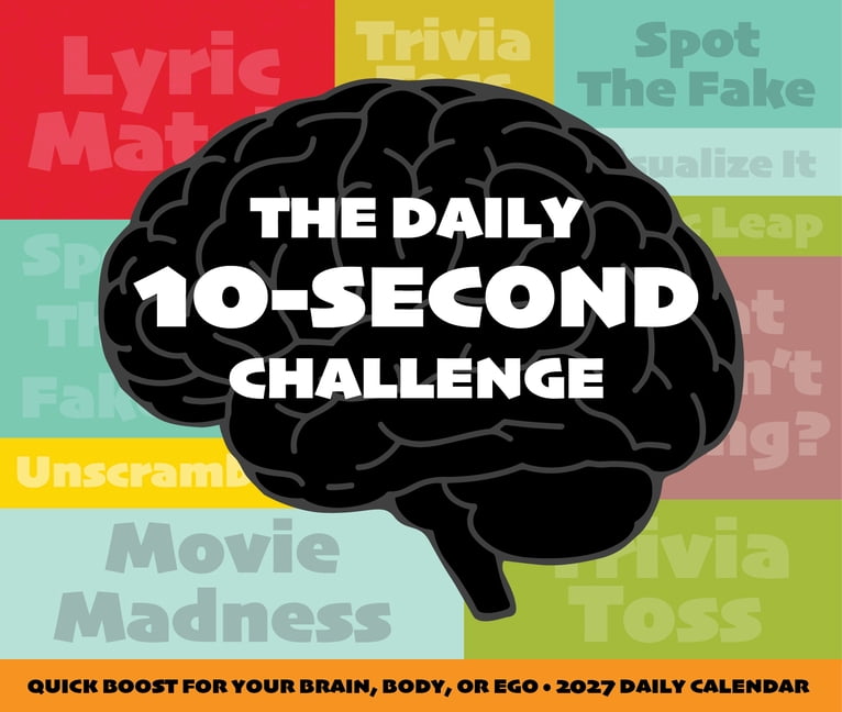 Daily 10-Second Challenge 2027 5.4 X 6.2 Box Calendar, (Paperback)