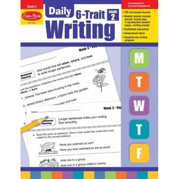 Pre-Owned Evan-Moor Daily 6-Trait Writing, Grade 2 Teaching Edition