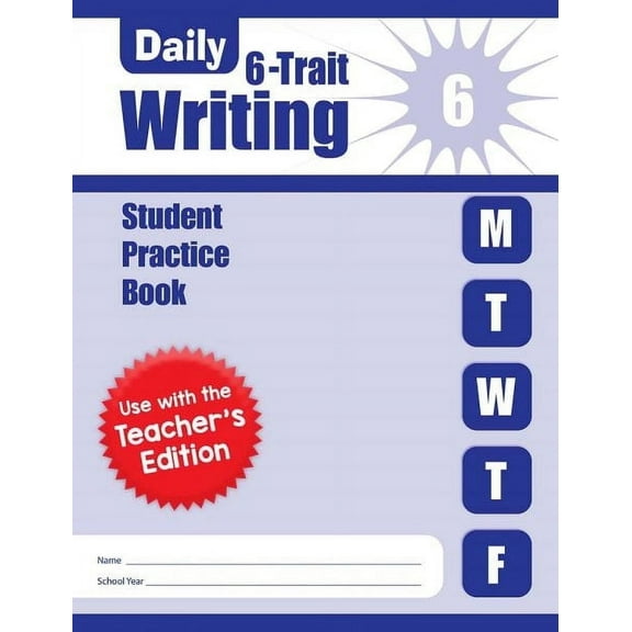 Evan-Moor Daily 6-Trait Writing, Grade 6 Student Workbook