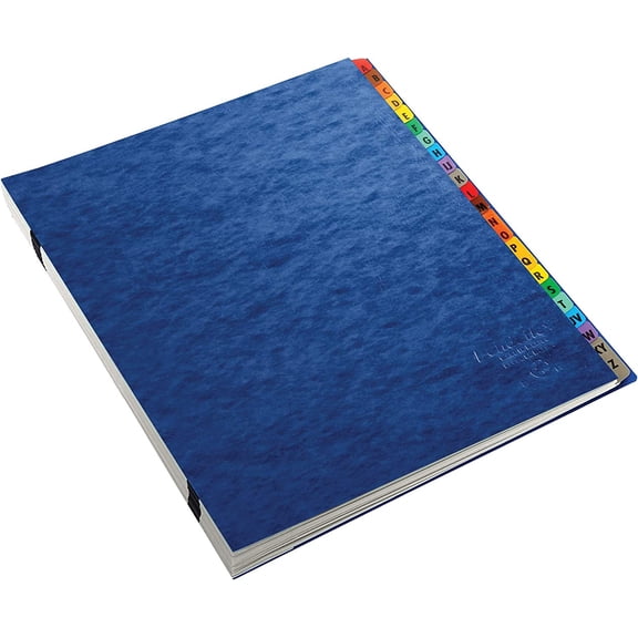 Daily A-Z Indexing Midnight Blue Desk File/Sorter (11015) 1 EA & File Folders