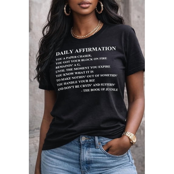 Daily Affirmation Juvenile T-shirt