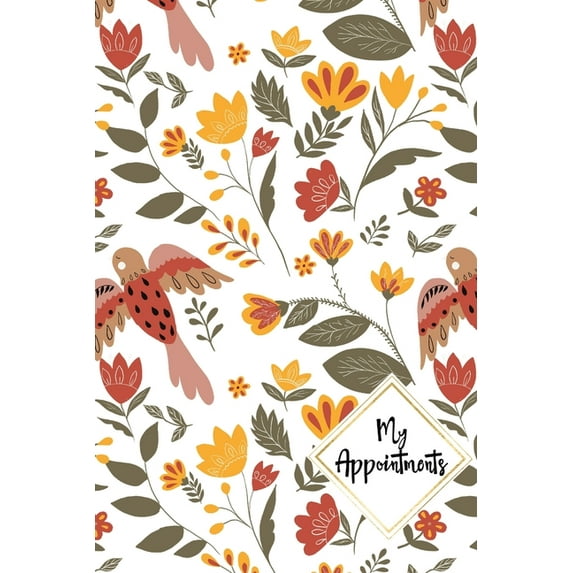 Daily Appointment Book: Folk Design (Paperback)