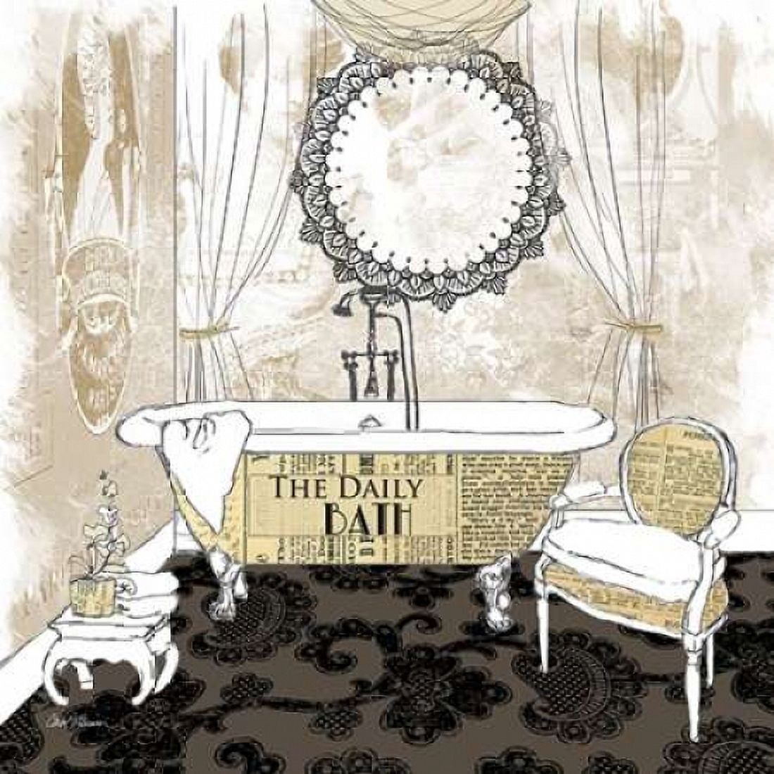 Daily Bath Canvas Art - Carol Robinson (24 x 24)