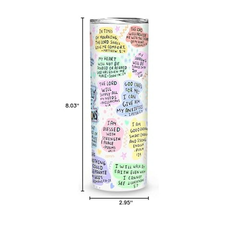 Nativity Christian Glass Tumbler My Daily Bible Affirmations Nativity Christian Glass Tumbler My Daily Bible Affirmations