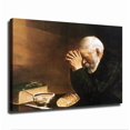 thumbnail image 1 of Daily Bread Man Praying Grace Canvas Poster Modern Aesthetic Picture Wall Art Home Office Decoration Painting Holiday, 1 of 10