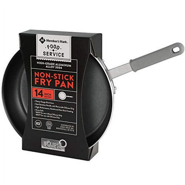 Better Chef 14 in. Aluminum Nonstick Frying Pan in Gray with Glass Lid  98580246M - The Home Depot