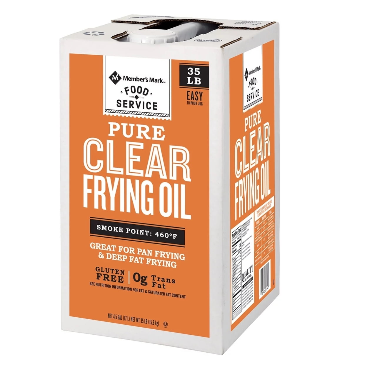 Daily Chef Clear Frying Oil, 35 lb