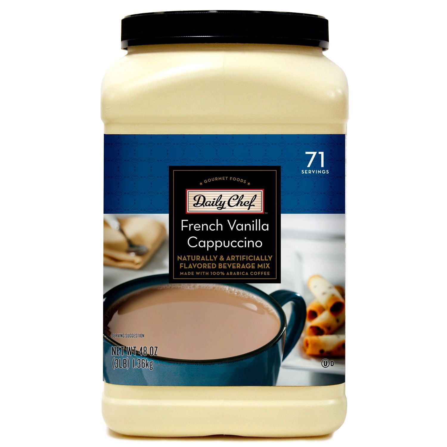 Daily Chef French Vanilla Cappuccino 48 oz. 72 Servings