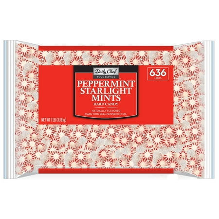 Daily Chef Peppermint Starlight Mints, 7 Lb