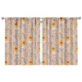 thumbnail image 1 of Daily Comfort Floral Curtains 2 Panels 42x54 Inch, Rod Pocket Blackout Drapes for Bedroom and Casual Living, 1 of 2