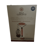 Daily Concepts Rose Quartz Facial Roller with Rose Multi-Use Oil Daily Well-Being Ritual