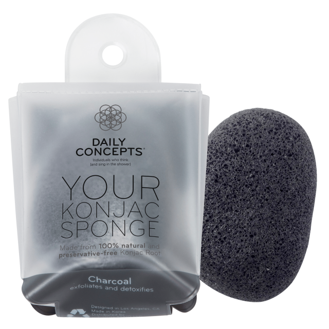 Daily Concepts Your Charcoal Konjac Sponge (Charcoal)