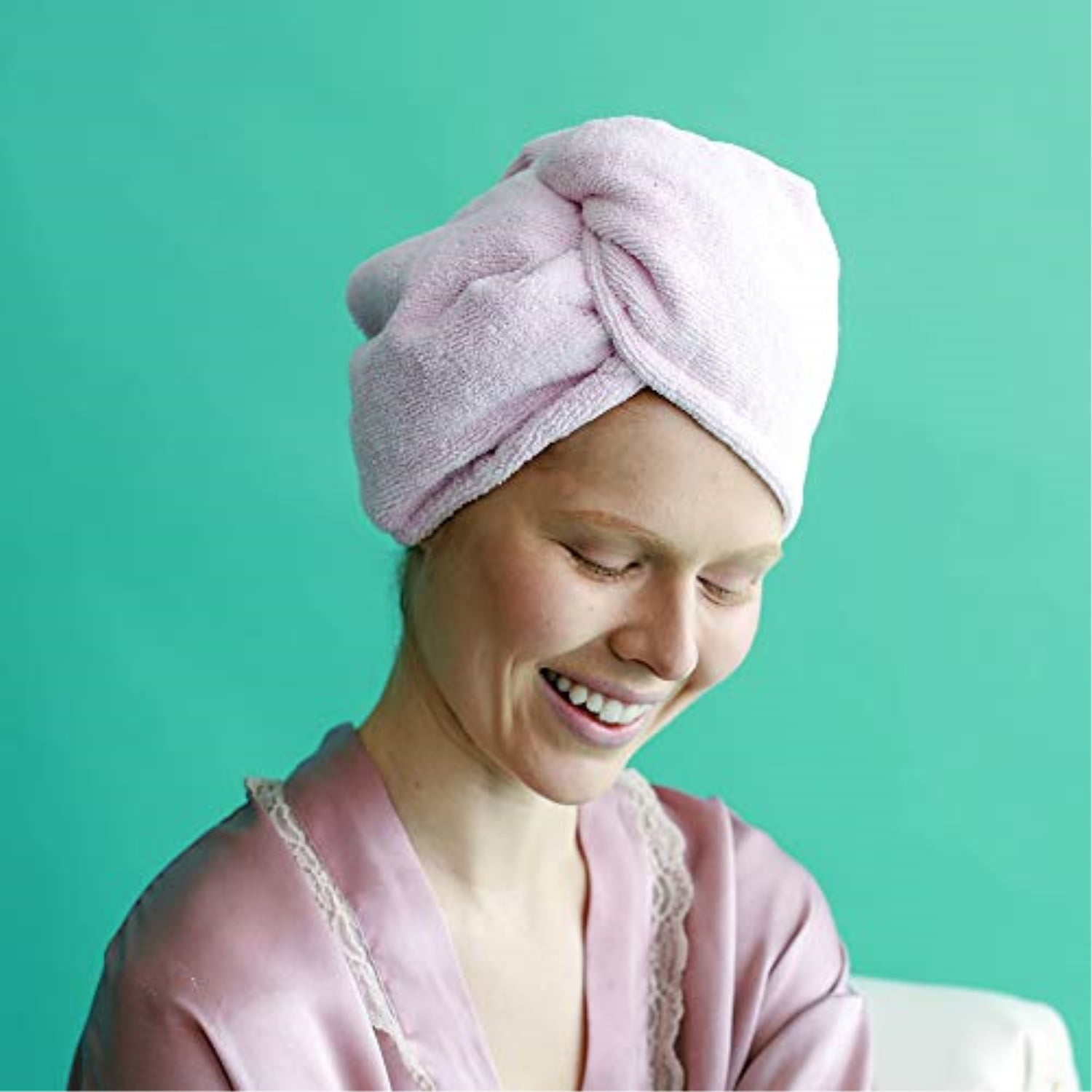 Daily Concepts Your Hair Towel Wrap, Pink