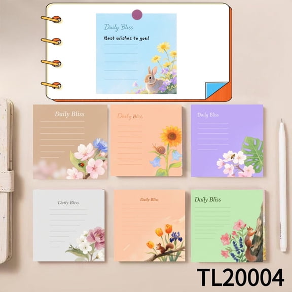Daily Convenience: Sticky Notes for Every Need (3.543.54 inches),100-pack with105 Various Emoticon Stickers,Whimsical Fry Adventures on Every Page