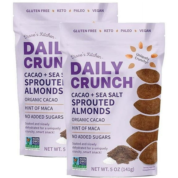 Daily Crunch Cacao+Sea Salt Sprouted Almonds