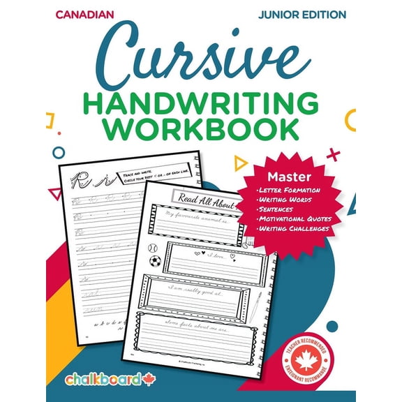 Daily Cursive Writing Practice Junior Cursive Handwriting Workbook, (Paperback)