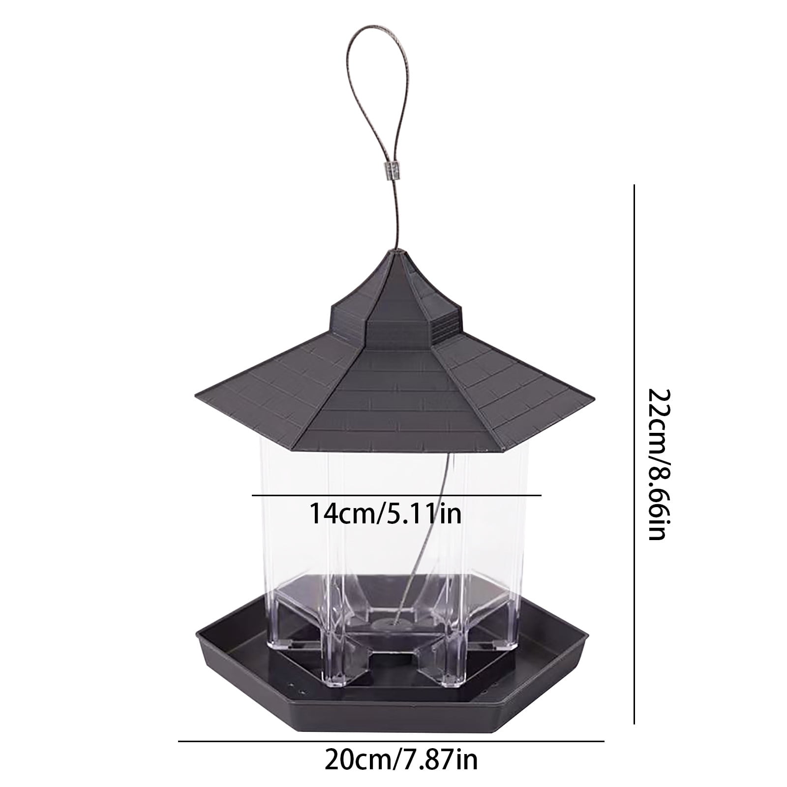 Daily Deals Clearance Bird Feeders for Outdoor Hanging, Retro Pagoda