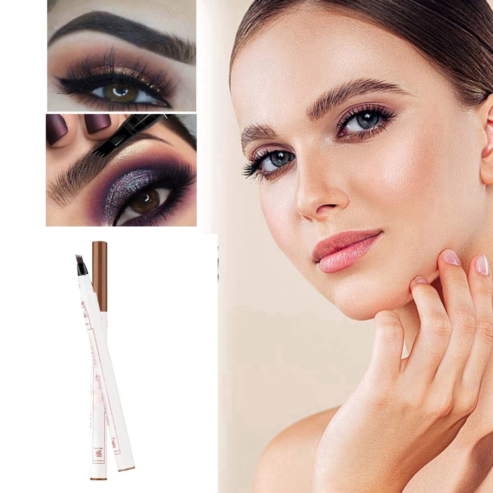 Daily Deals Clearance Fall Microblade Eyebrow Pencil New 4 Head Split