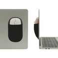 thumbnail image 1 of Daily Deals Slim Mouse Holder for Laptop, Universal Stick-On Mouse Pouches with Reusable Adhesive Mouse Pocket, Mouse Storage Bags for Computer Office Home, Black, 1 of 7
