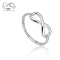 thumbnail image 1 of Daily Delight TheJewelryHut Designer Sterling Silver Infinity Ring, 1 of 1