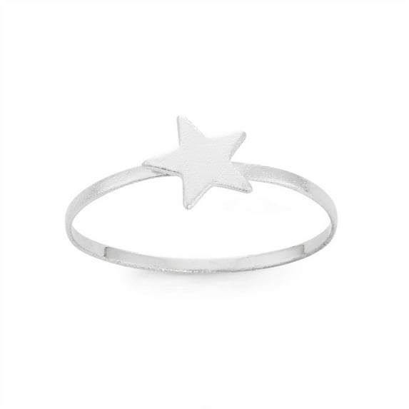 Daily Delight TheJewelryHut Designer Sterling Silver Small Shiny Star Ring